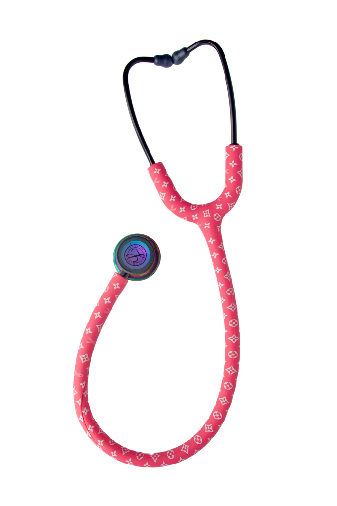 Pink sparkly deals stethoscope