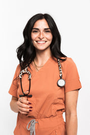 Étui à stéthoscope Leopard porté