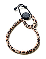 Étui à stéthoscope Leopard sur fond blanc