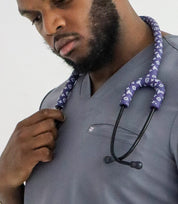 Étui à stéthoscope Medical Blues porté